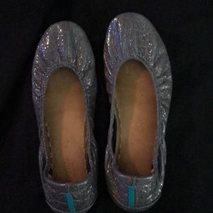 Tieks Slate Grey Croc Ballet Flat